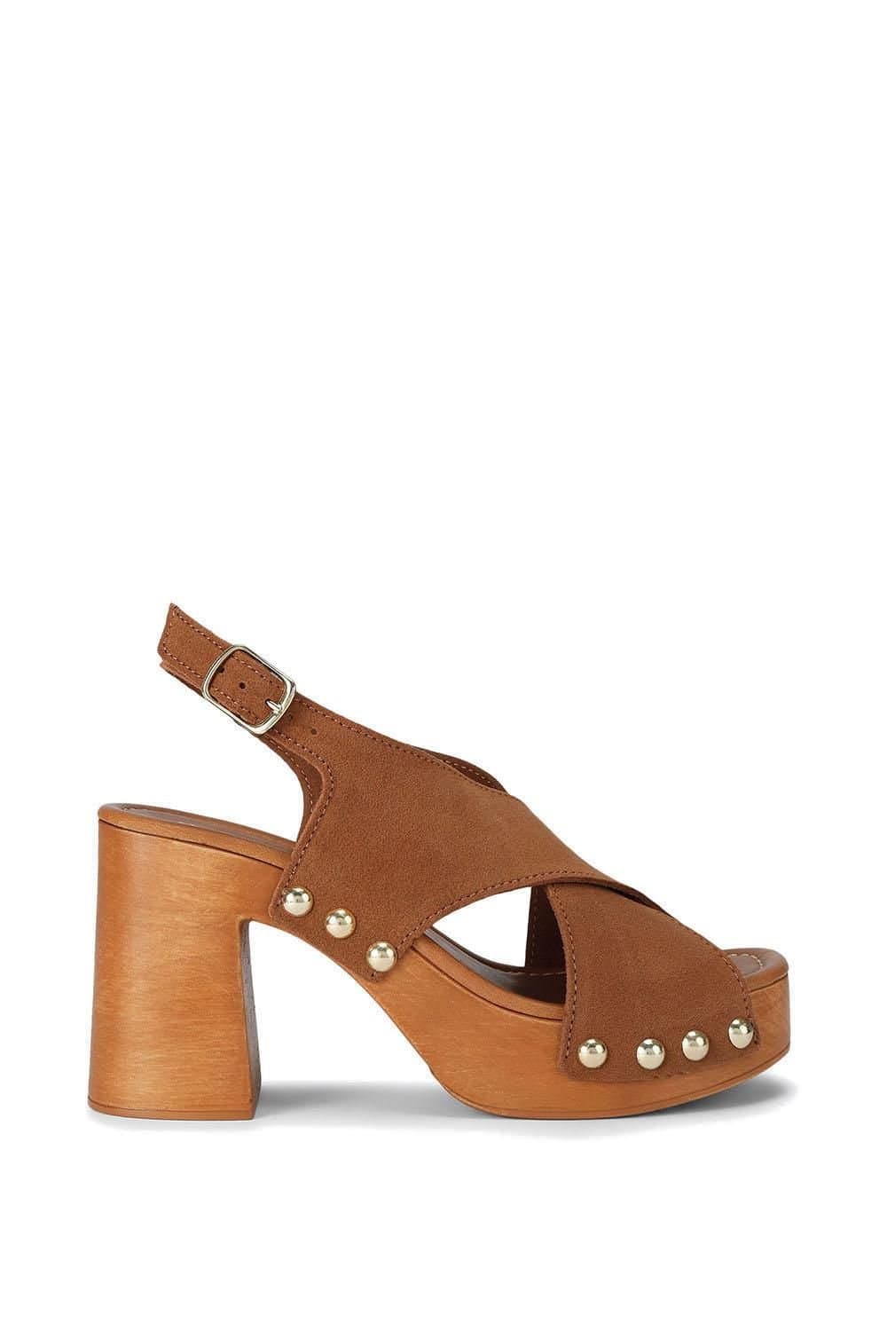 Carvela Carvela Women's 'Lava Sandal' Leather Sandals in Tan