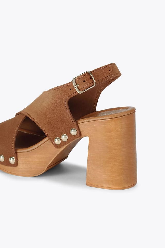 Carvela Carvela Women's 'Lava Sandal' Leather Sandals in Tan - 3