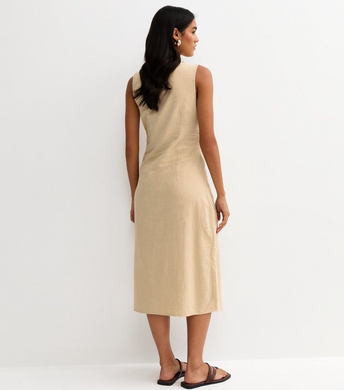 JDY Women's Stone Wrap Midi Dress JDY New Look - 4