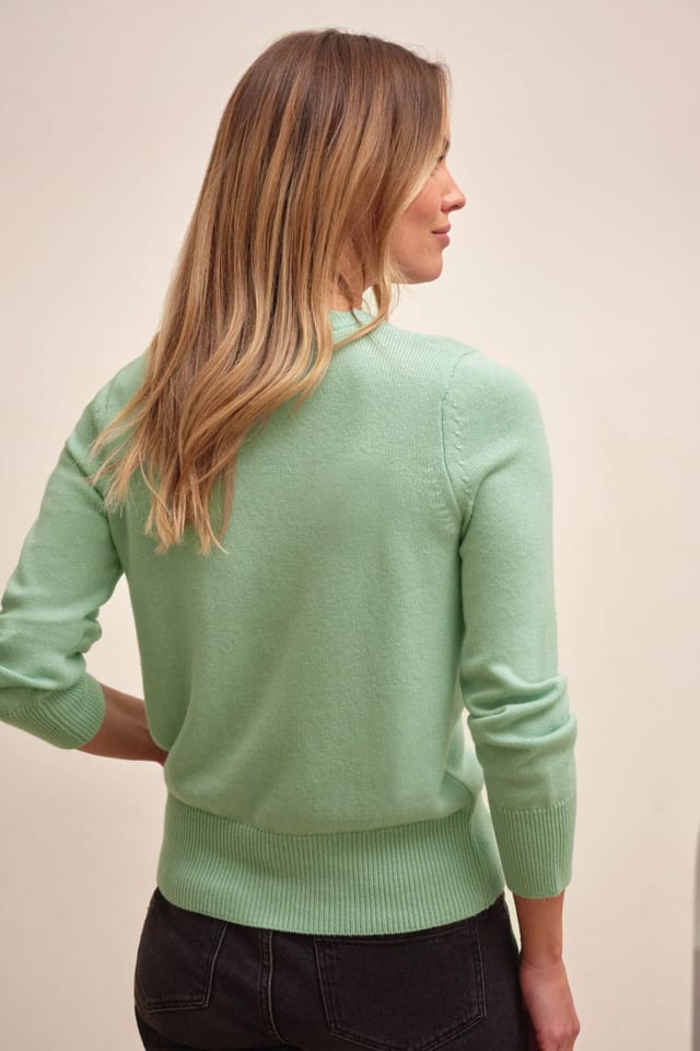 Pure Collection Pure Collection Women's Cashmere Blend Diamond Sweater - 3