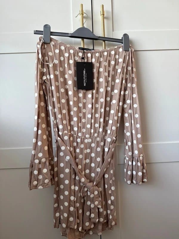 PrettyLittleThing Polkadot playsuit