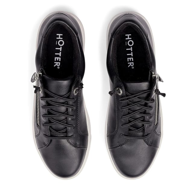Hotter Hotter Women's Wide Fit 'Leonie' Trainers in Black - 3