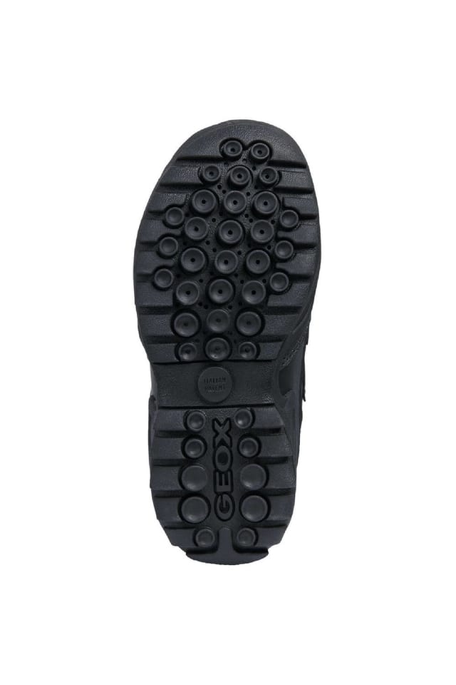 Geox Geox Men's J New Savage Boy B A Waterproof Touch Fastening Trainer in Black - 3