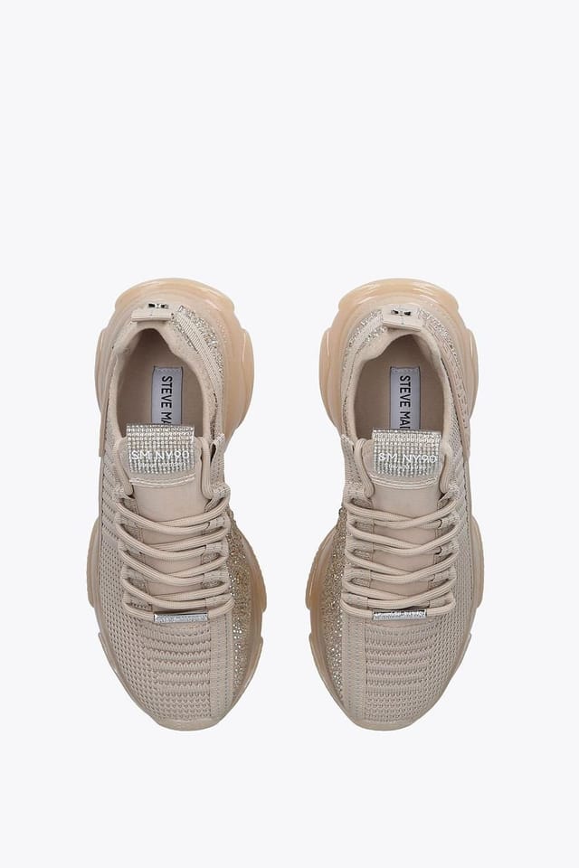 Steve Madden STEVE MADDEN Women's 'Maxilla Blush' Fabric Trainers in Beige - 2