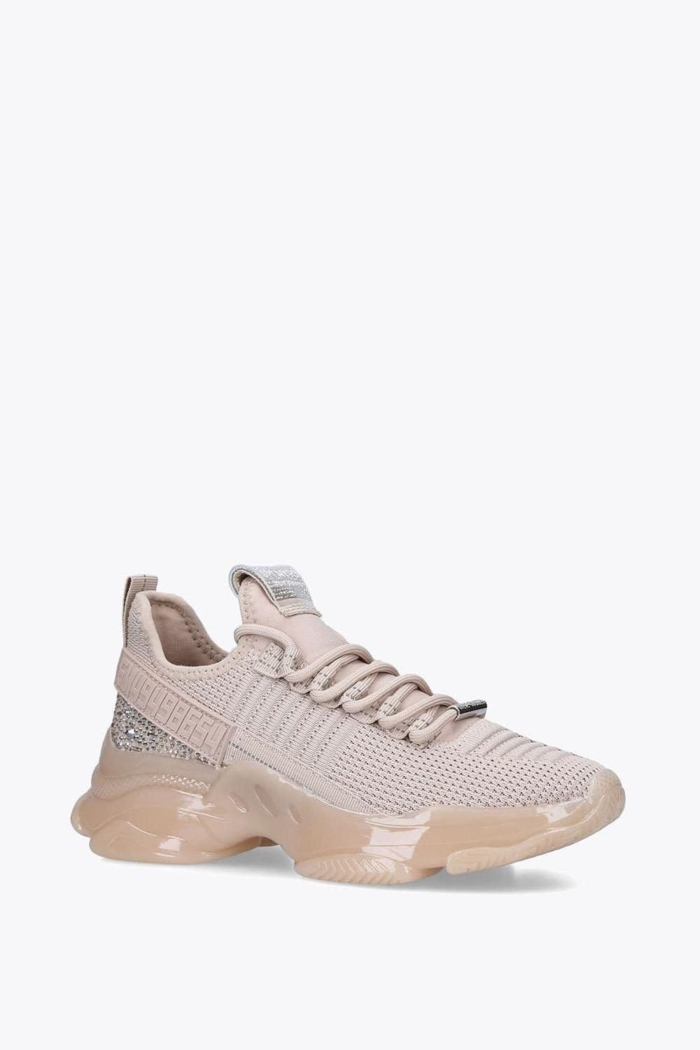 Steve Madden STEVE MADDEN Women's 'Maxilla Blush' Fabric Trainers in Beige - 4