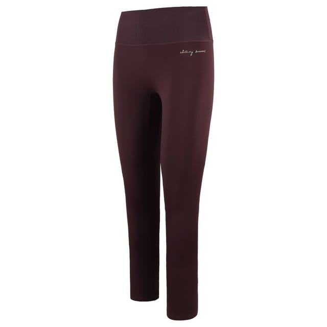 Gymshark Gymshark Women's Whitney Simmons Rib Waist Chocolate Leggings in Brown - 2