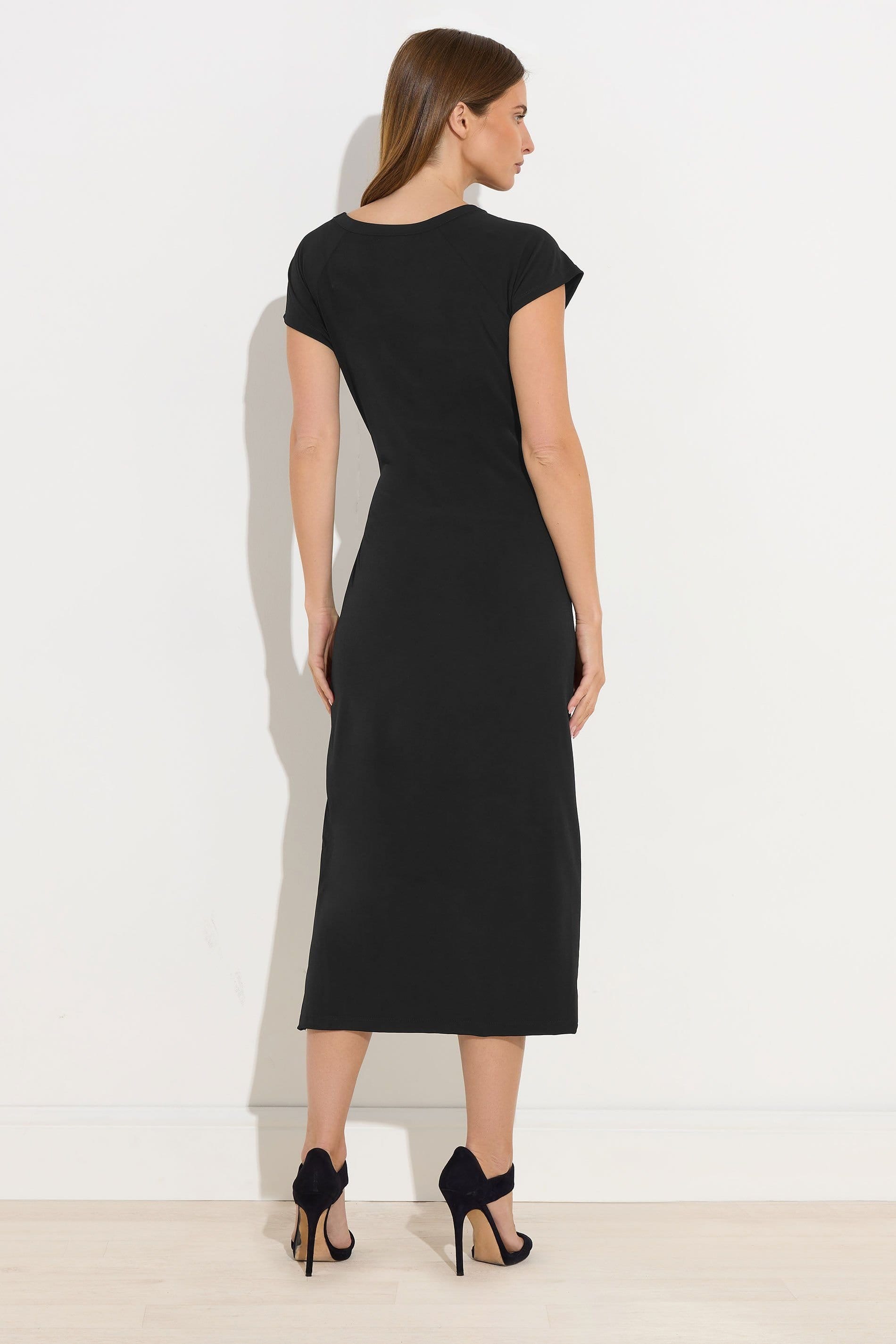 Star By Julien Macdonald Star by Julien Macdonald Women's Popper Detail Midi Dress in Black - 4