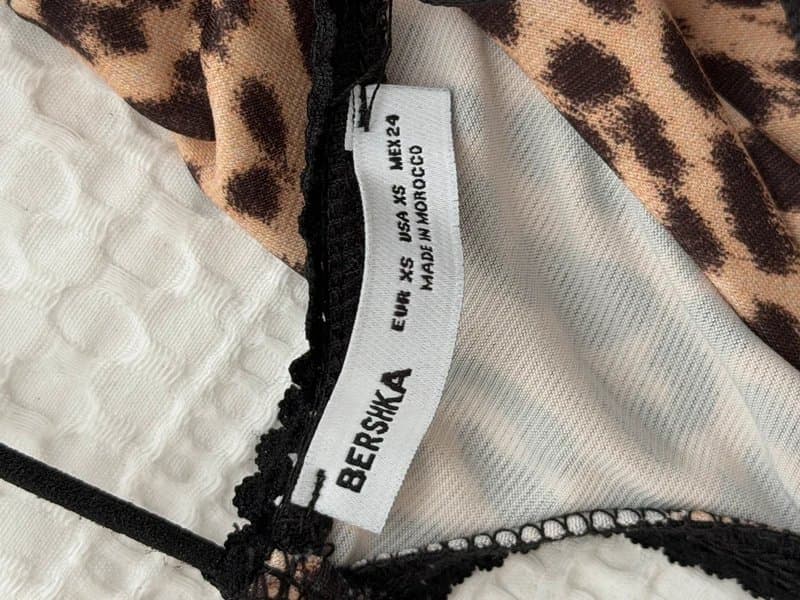 Bershka Bershka leopard print maxi dress