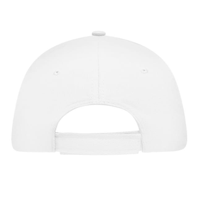 Myrtle Beach Myrtle Beach Men's 5 Panel Sandwich Peak Baseball Cap in White - 2