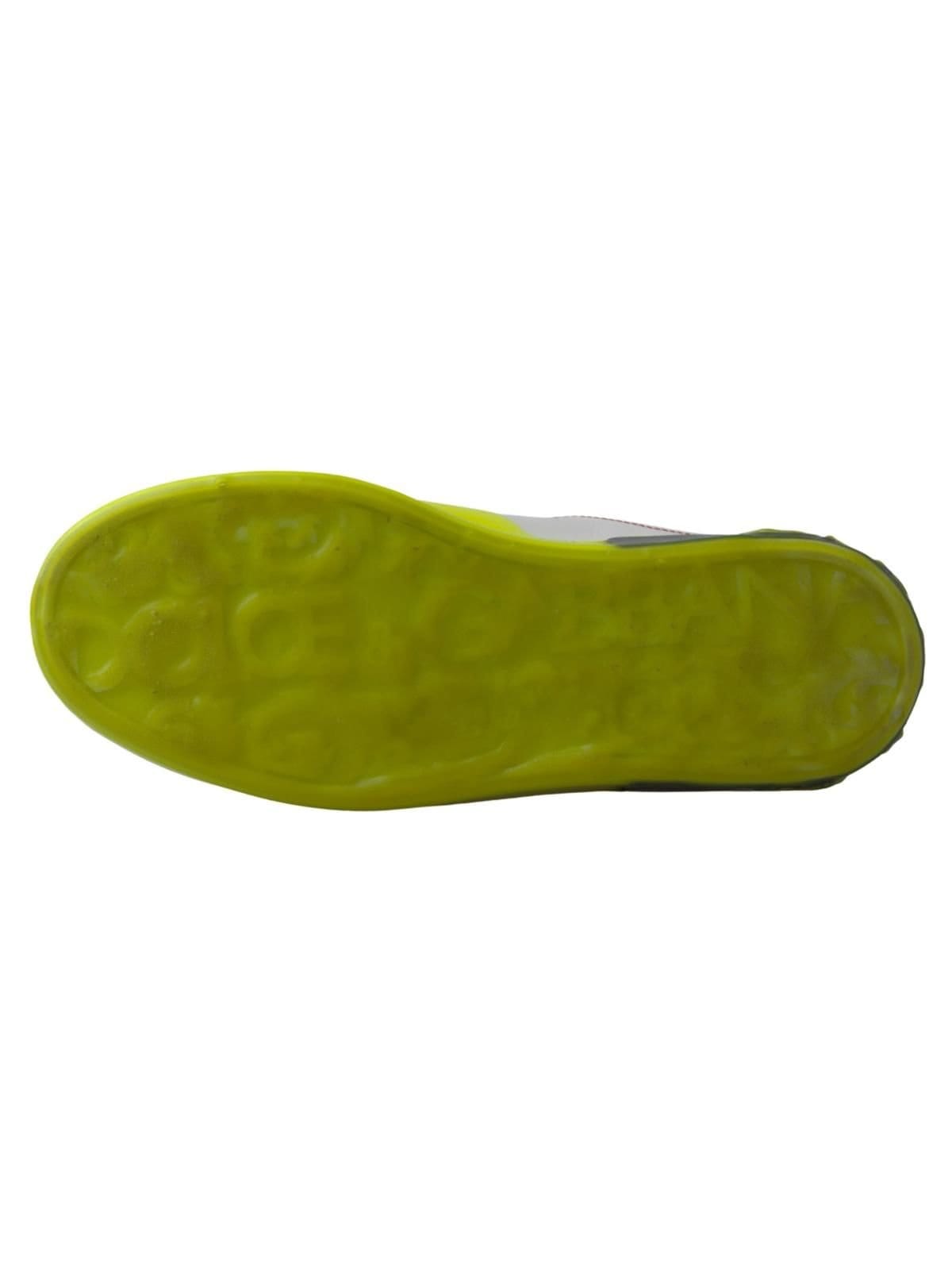 Dolce & Gabbana Dolce & Gabbana Men's White Yellow Portofino Leather Sneakers Shoes - 4