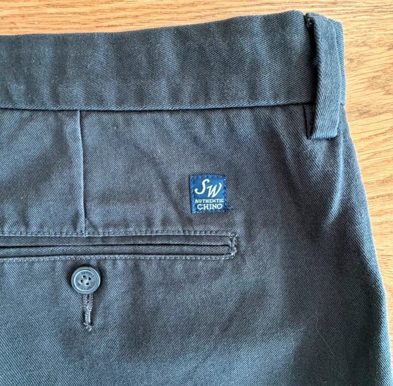 Samuel Windsor Heavyweight straight leg chino W40” L31”