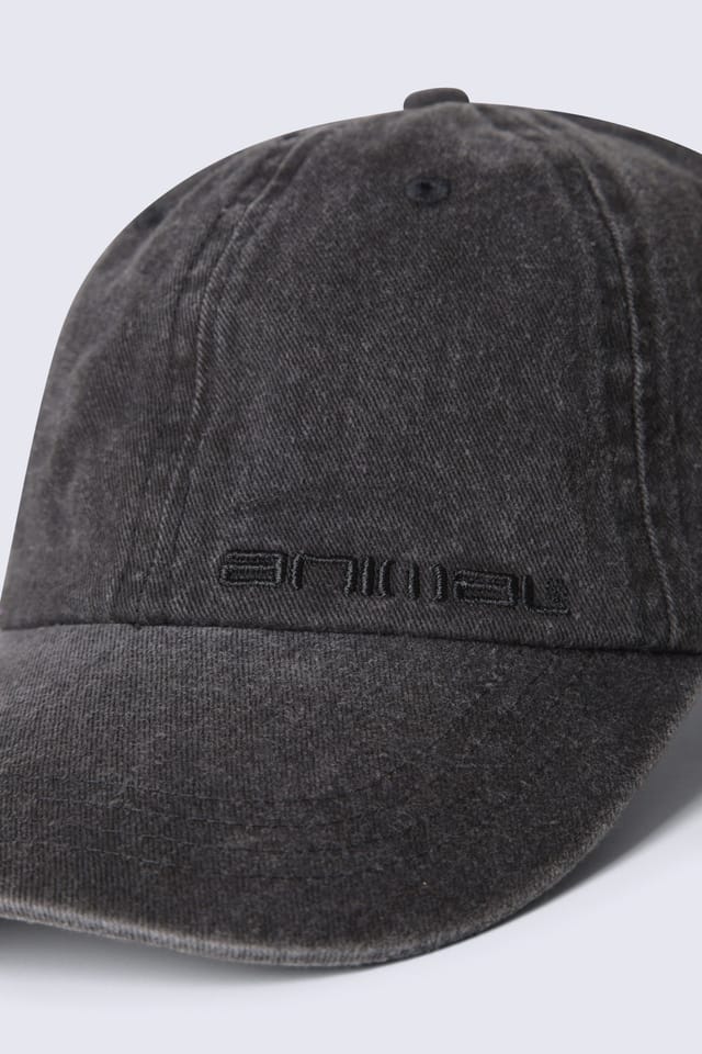 Animal Animal Men's 'Logan' Casual Lightweight Adjustable Head Strap Outdoor Baseball Cap in Black - 2