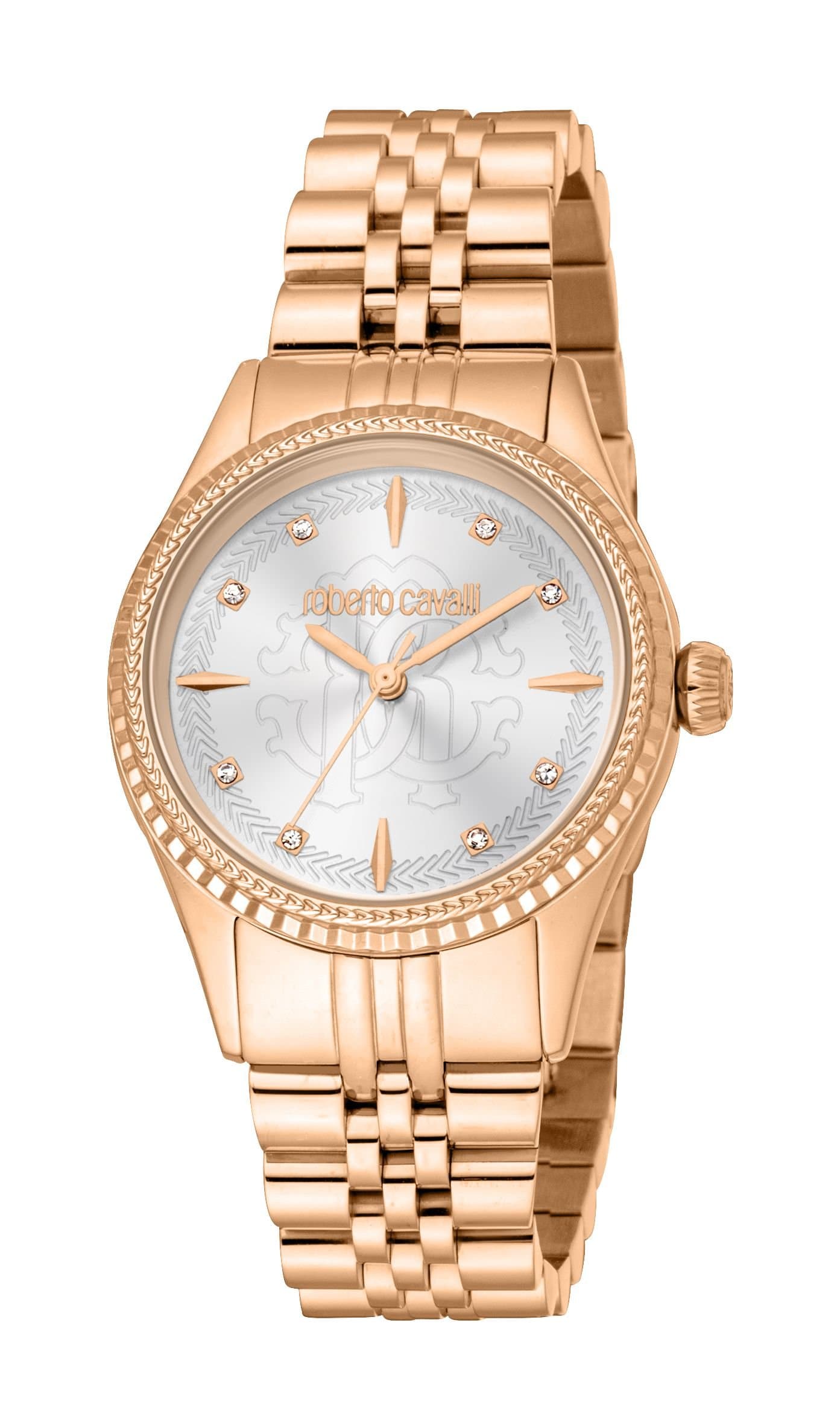 Roberto Cavalli Roberto Cavalli Women's Stainless Steel Rose Gold Color Watch
