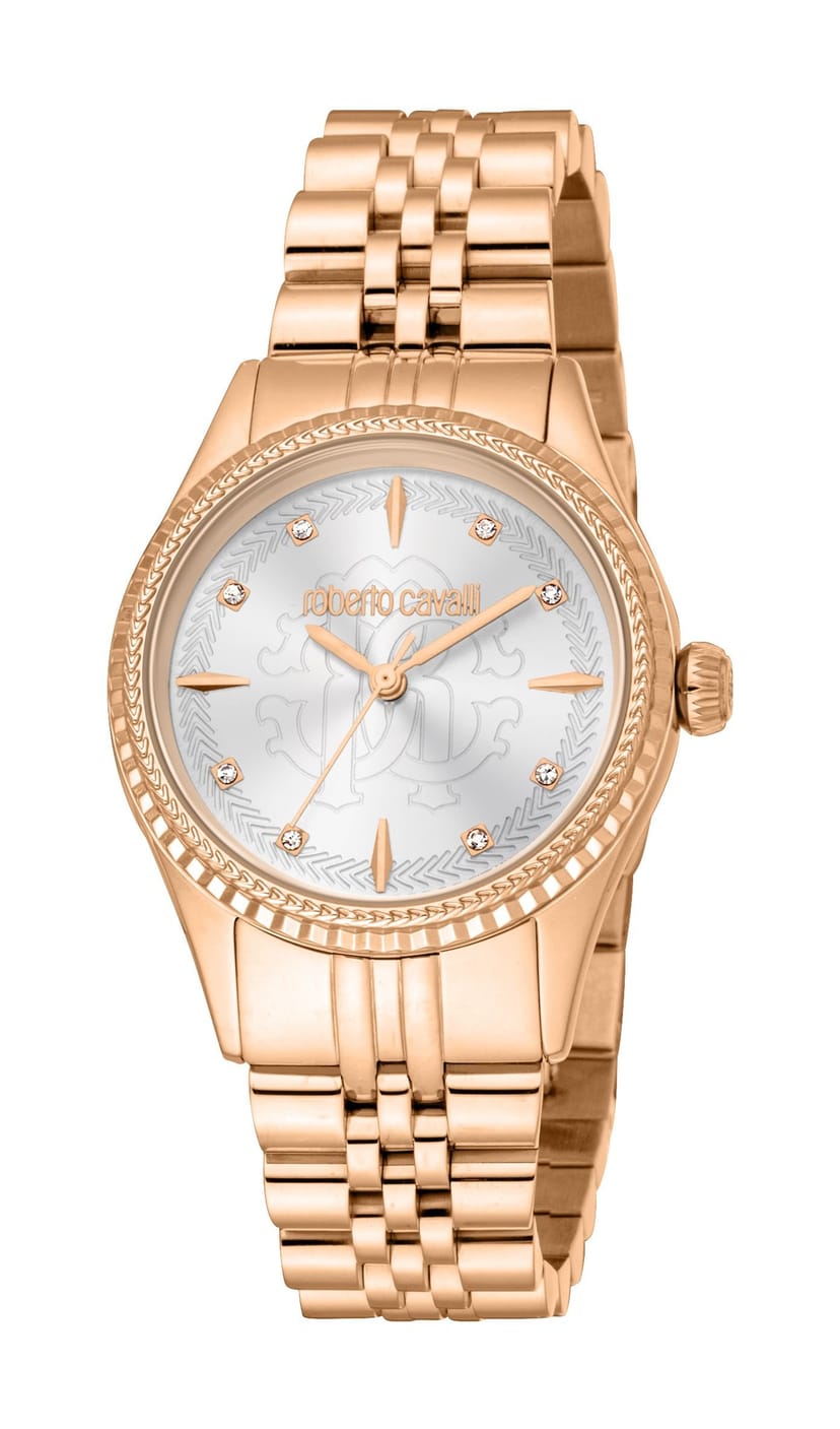 Roberto Cavalli Roberto Cavalli Women's Stainless Steel Rose Gold Color Watch - 1
