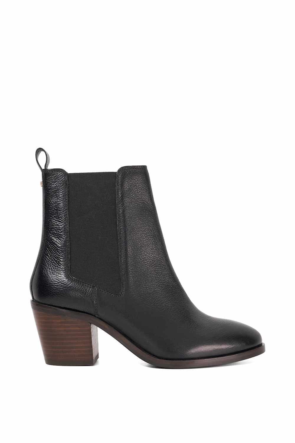 Dune London Dune London Women's 'Pasil' Leather Ankle Boots in Black