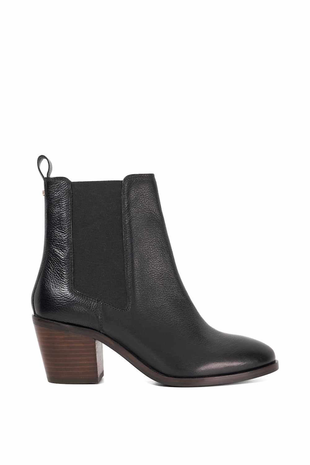 Dune London Dune London Women's 'Pasil' Leather Ankle Boots in Black - 4
