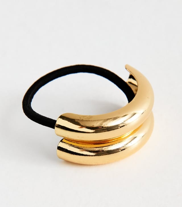 New Look Black Dome Detailed Hair Band New Look - 3