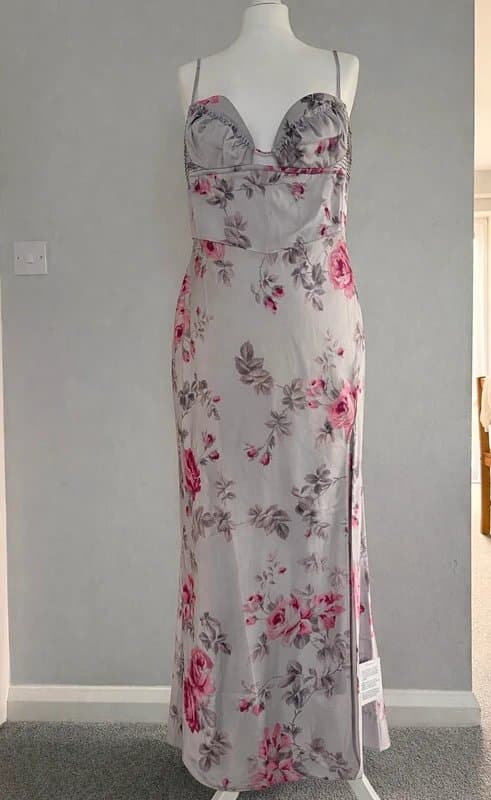 ASOS Asos Design satin corset mini dress/ UK 16 /NET