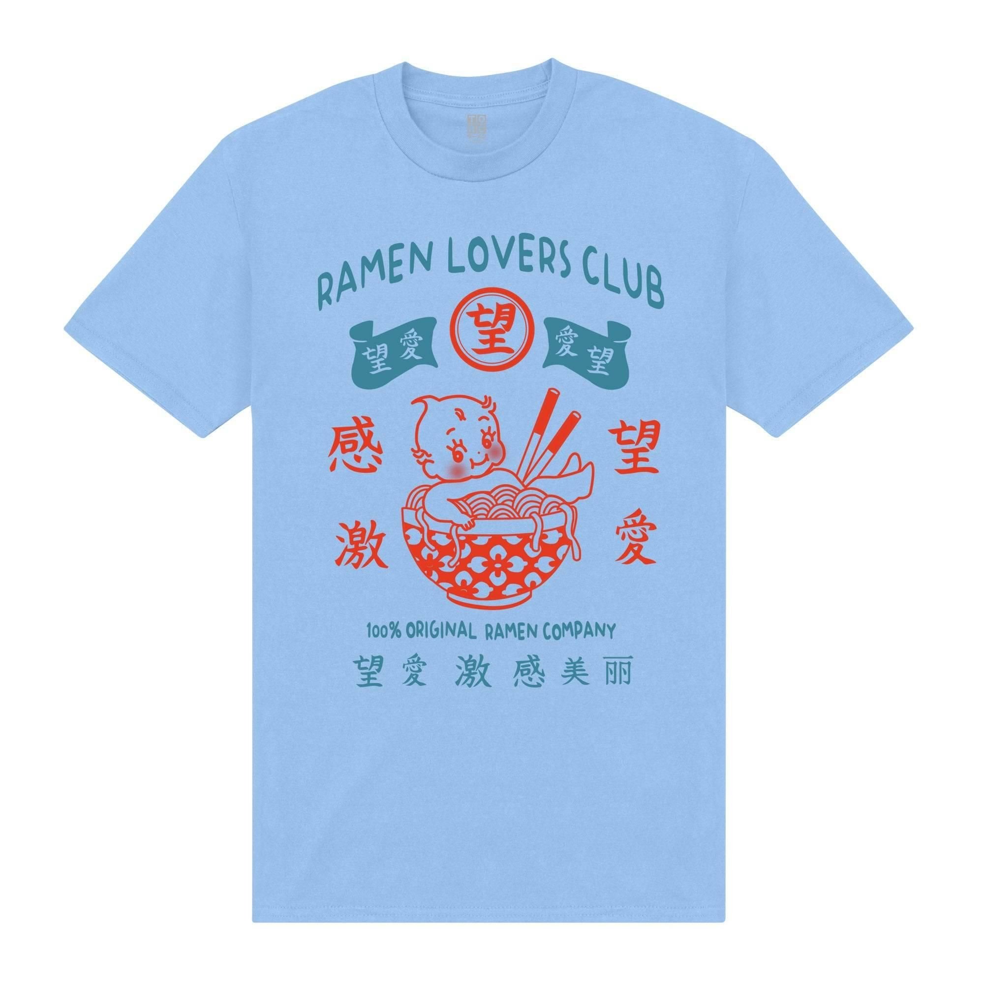 TORC TORC Men's Ramen Lovers Club T-Shirt in Light Blue - 2
