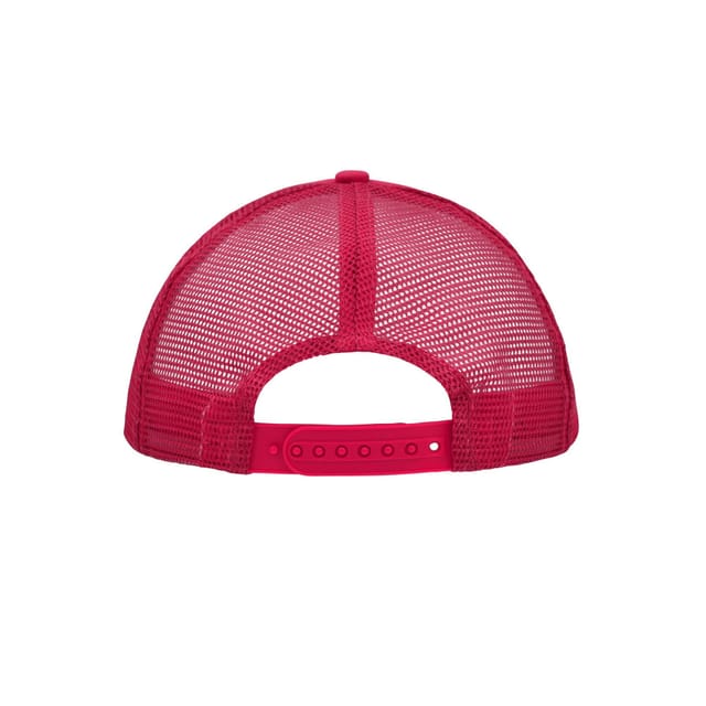 Myrtle Beach Myrtle Beach Men's 5 Panel Polyester Mesh Baseball Cap in Magenta - 2