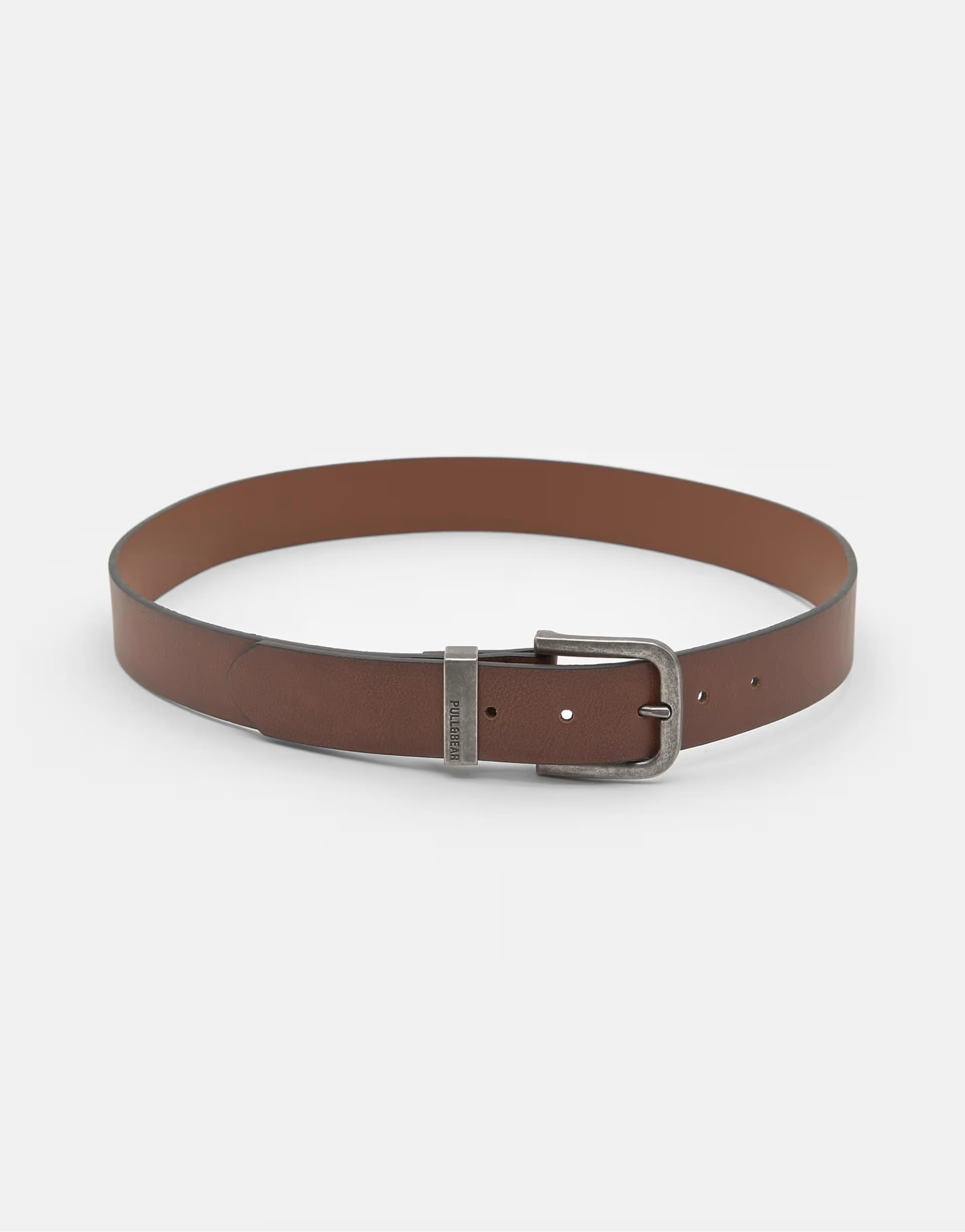 ASOS ASOS Brown Leather Effect Belt