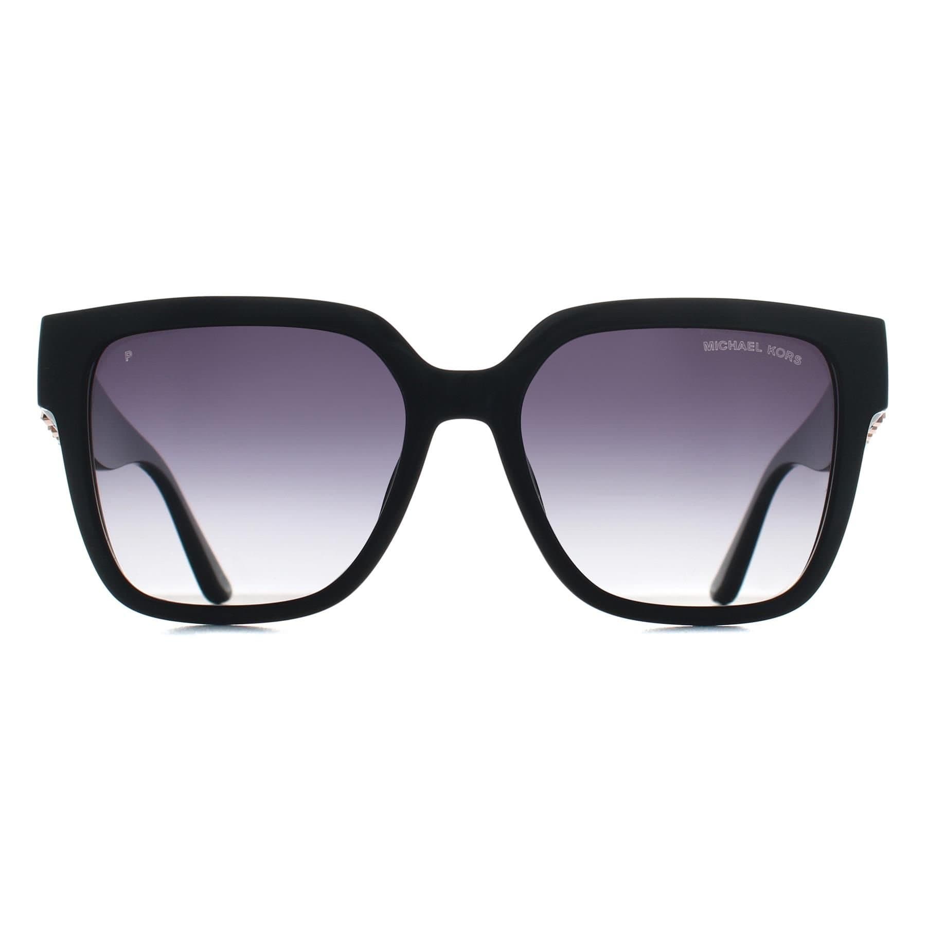 Michael Kors Michael Kors Women's Square Black Grey Gradient Polarized MK2170U