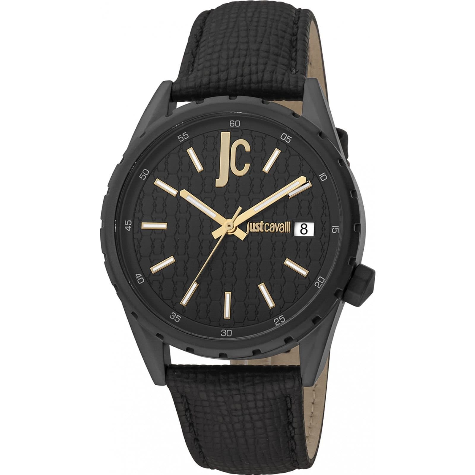 Just Cavalli Just Cavalli Men's JC1G217L0045 42mm Quartz Watch in Black