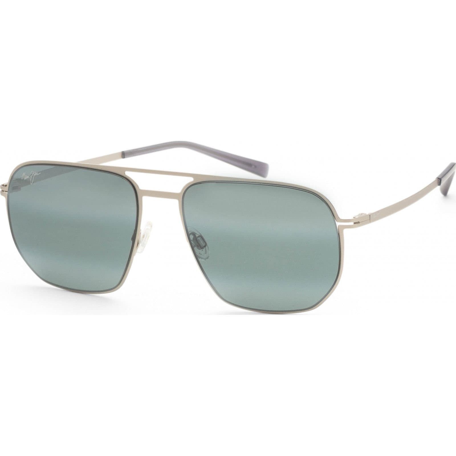 Maui Jim Maui Jim Men's MJ0605S-001 Sharks Cove Aviator/Navigator Sunglasses in Silver