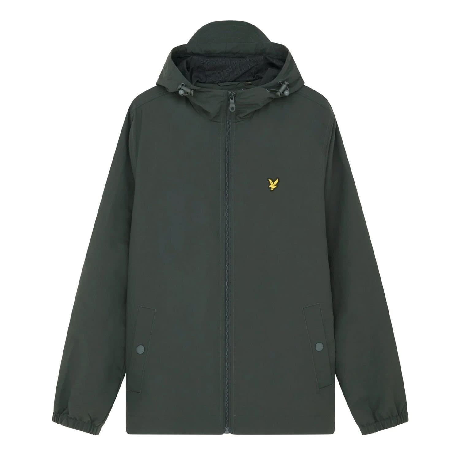Lyle & Scott Lyle & Scott Men's Hooded Full Zip Jacket in Mid Grey