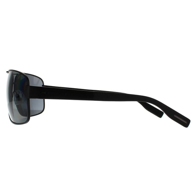 Hugo Boss Hugo Boss Men's Wrap Matt Black Grey Polarized Sunglasses - 3
