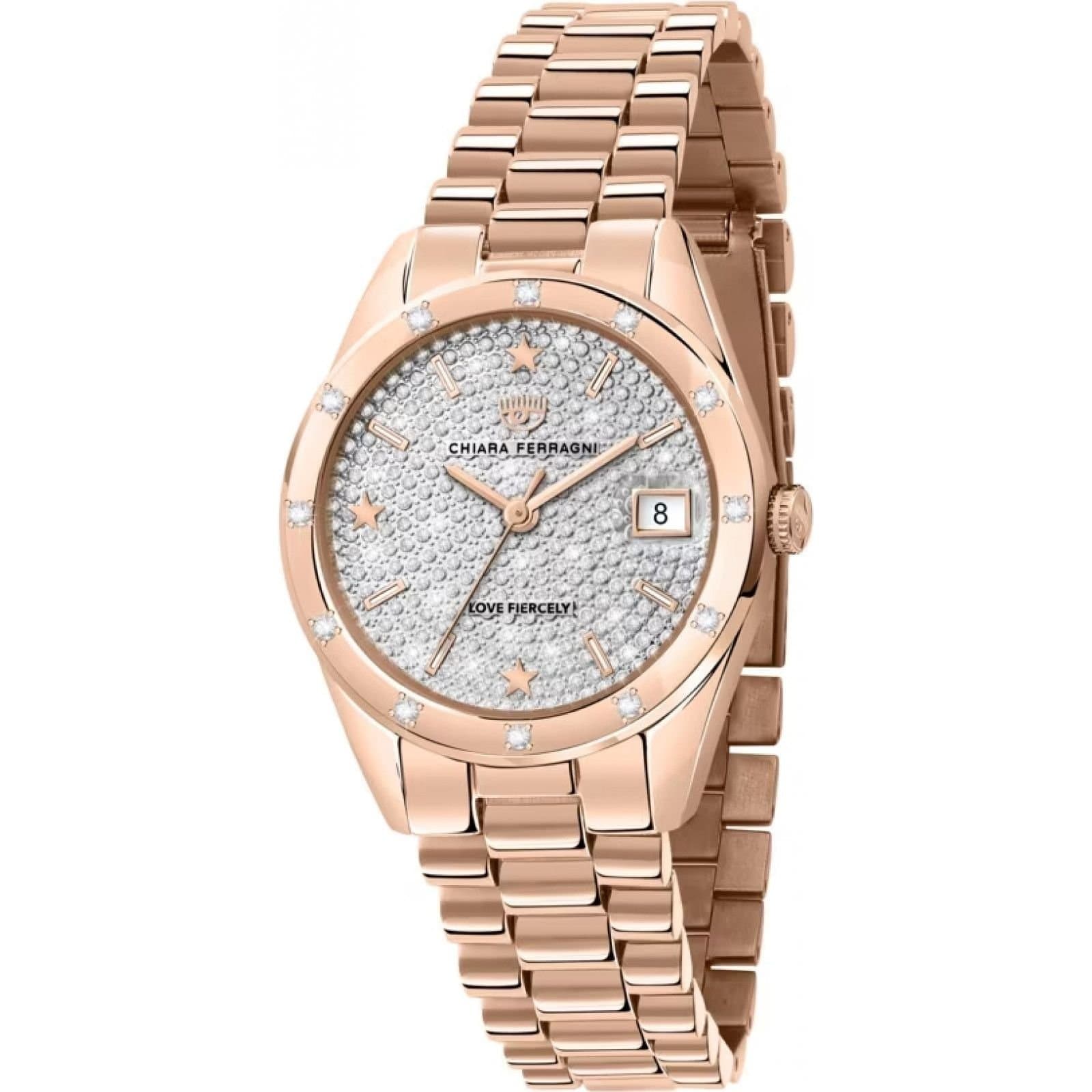 Chiara Ferragni Chiara Ferragni Women's R1953100513 32mm Quartz Watch in Rose Gold