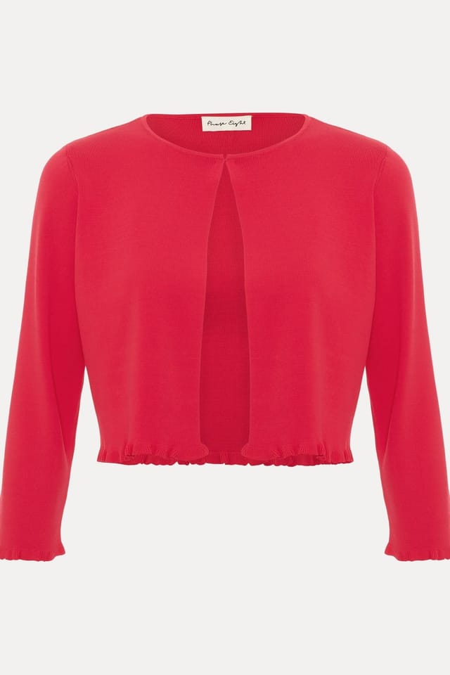 Phase Eight Phase Eight Women's Mimi Knit Cover Up Cardigan in Cerise - 2