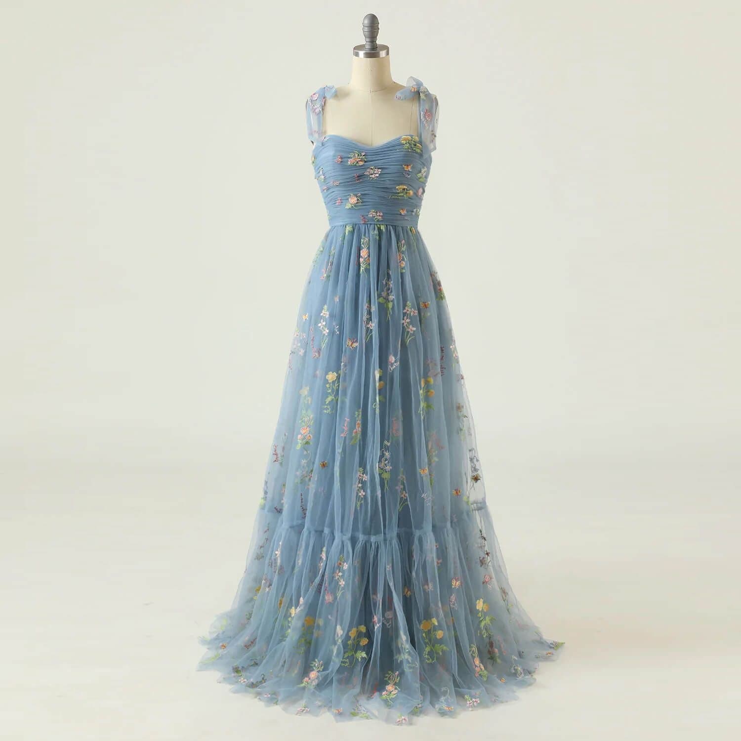 UK Flower Girl Boutique UK Flower Girl Boutique Women's Enchanted Lalla Dress in Blue