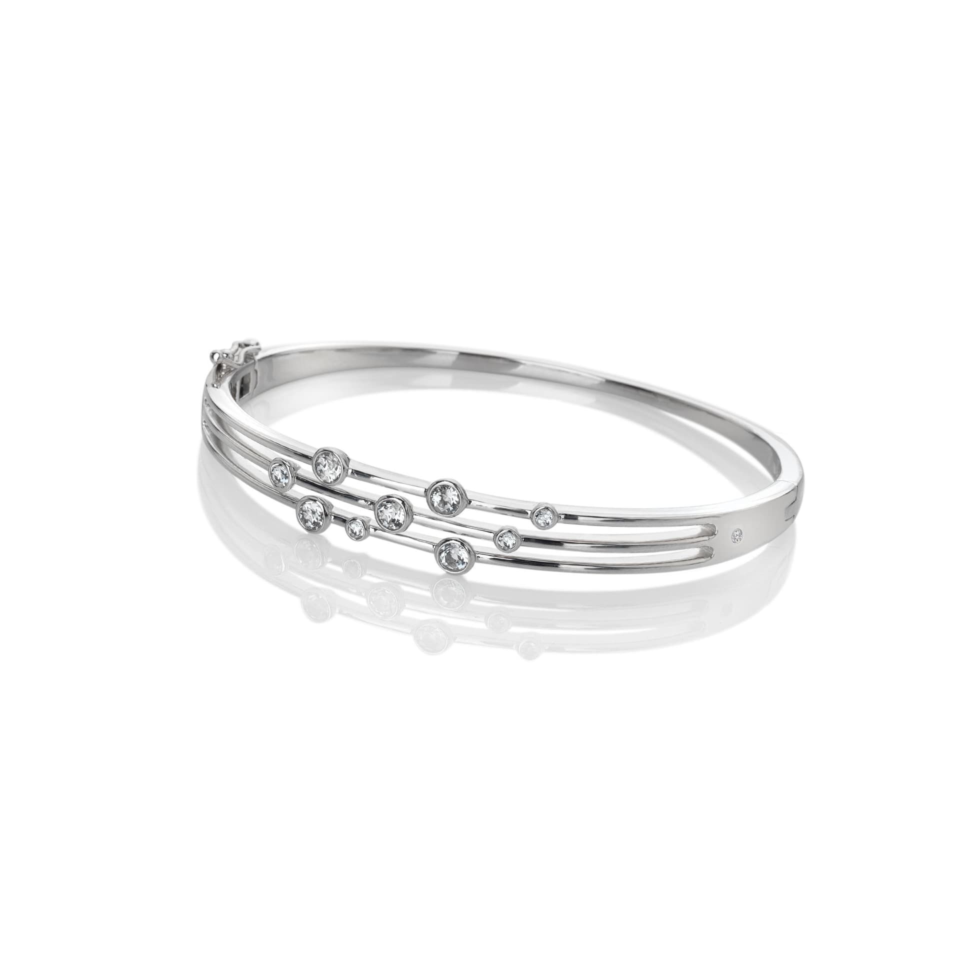 Hot Diamonds Hot Diamonds Silver Sterling Silver Bangle