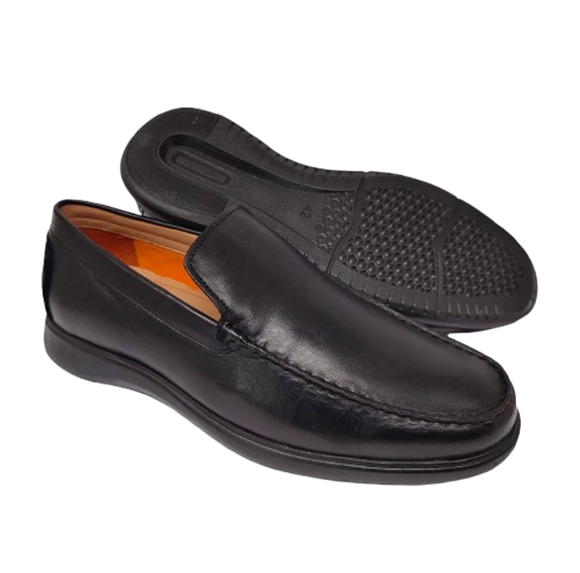 LB COMFORT LB COMFORT Men's Albert Leather Shoes in Black