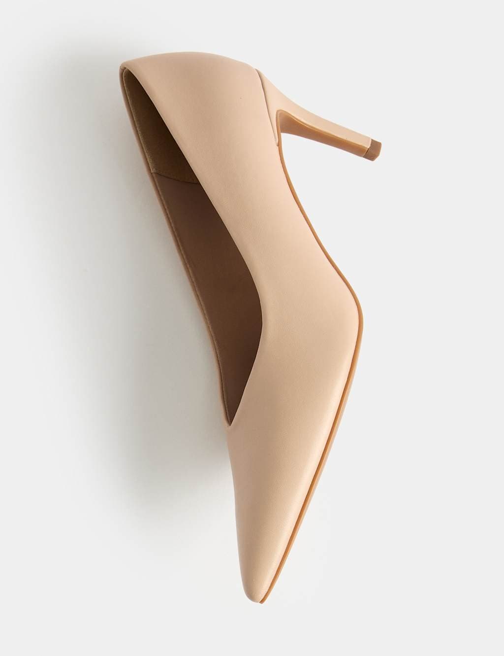 Marks & Spencer M&S Stiletto Heel Pointed Court Shoes Nude