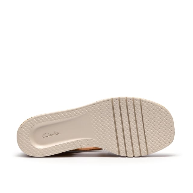 Clarks Clarks Women's Kidiki Sun Beige Combination Wedge Sandals - 3