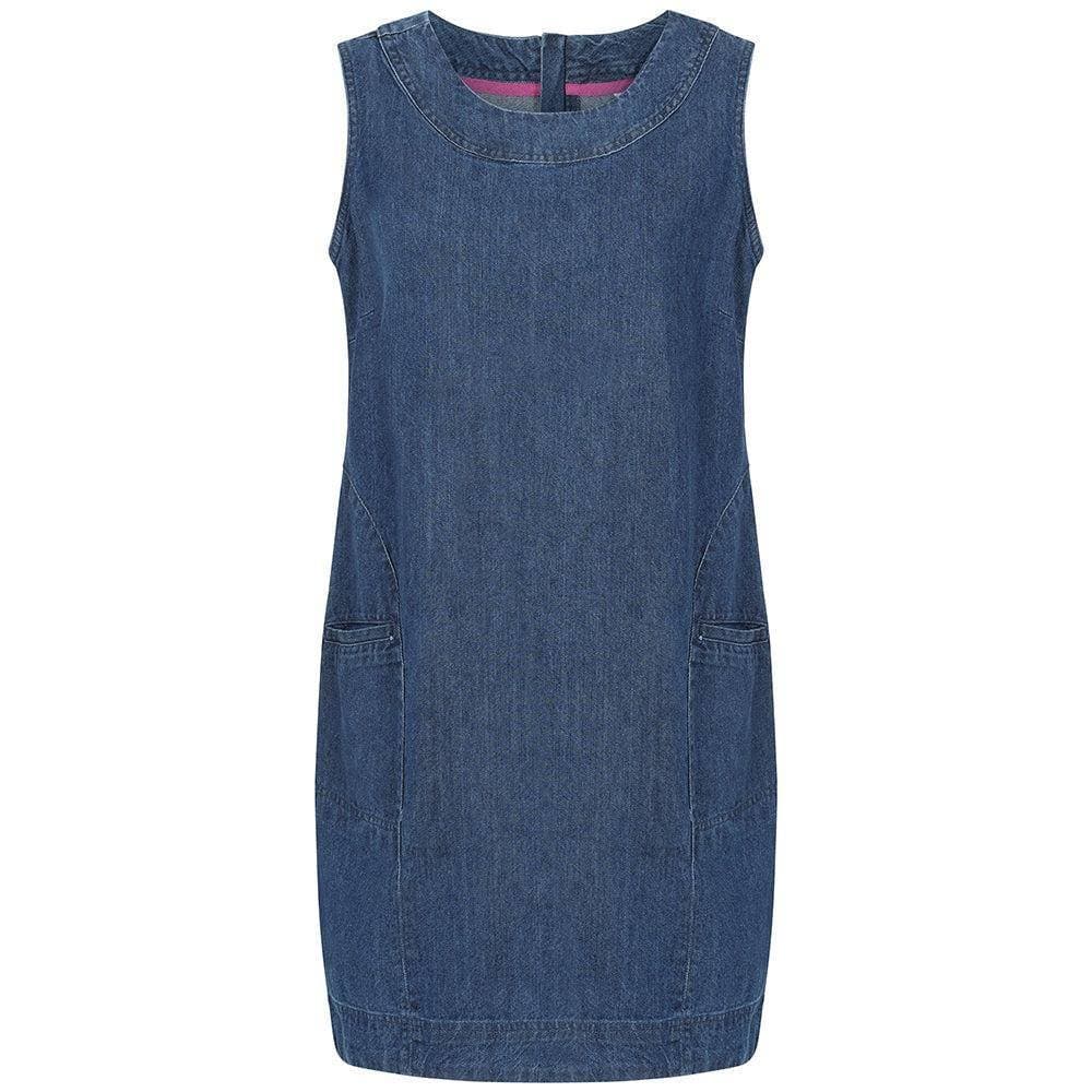 Lazy Jacks Lazy Jacks Women's Denim Dress in Mid Blue