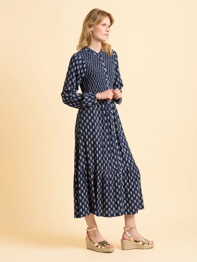 Brakeburn Brakeburn Women's Lark Dress in Navy - 3