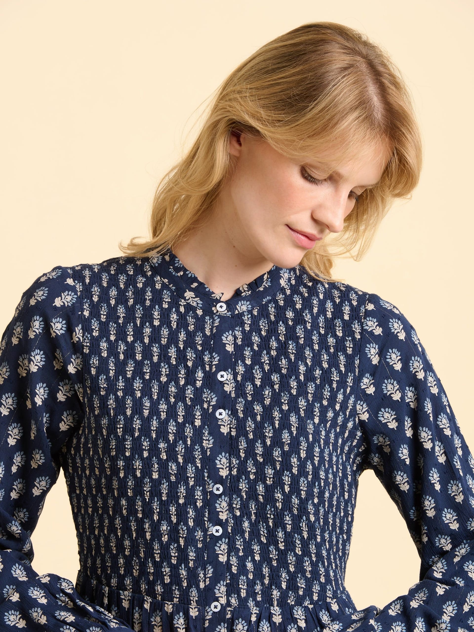 Brakeburn Brakeburn Women's Lark Dress in Navy - 4
