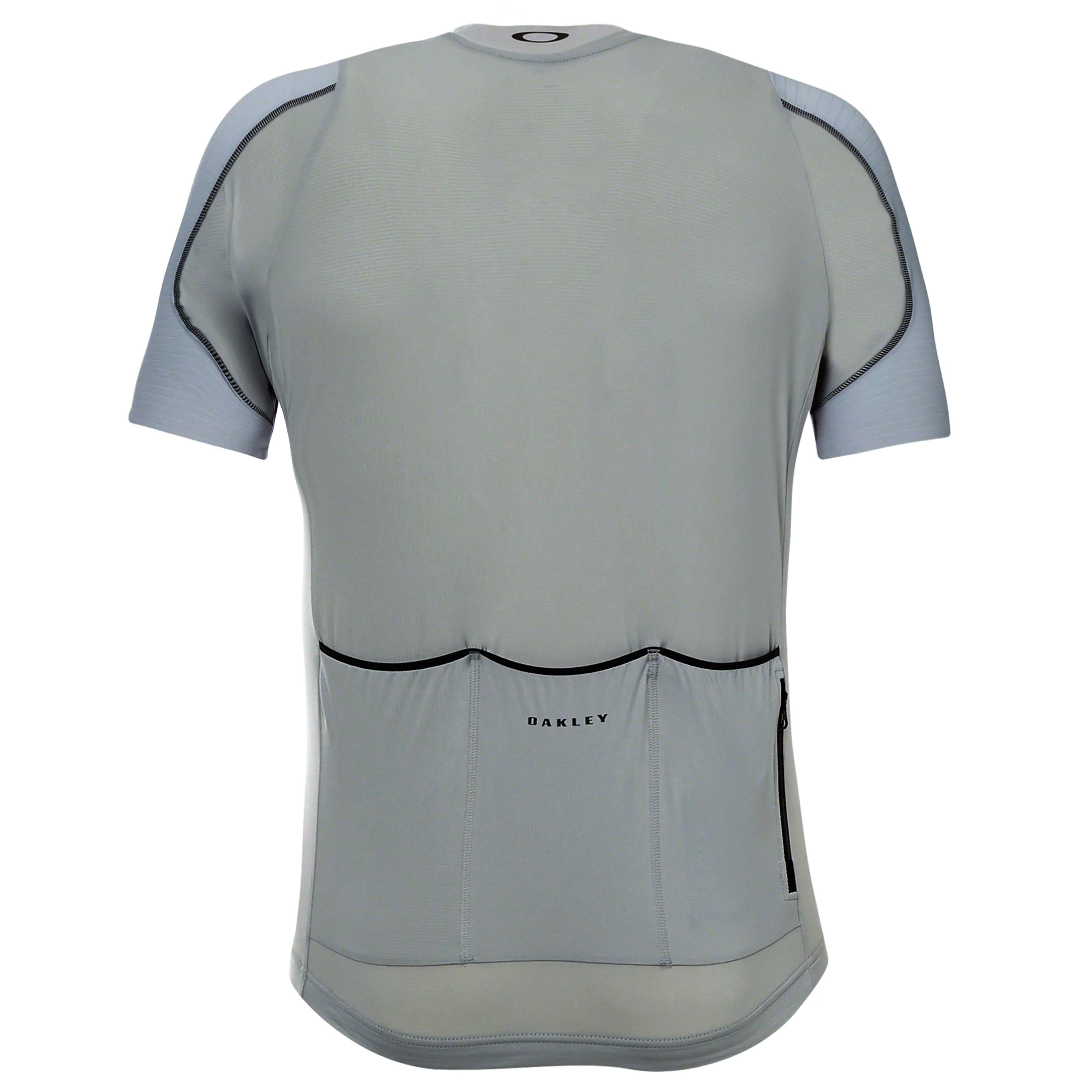 Oakley Oakley Men's Jawbreaker Premium Jersey Cycling Gym Traning T-Shirt in Grey - 2