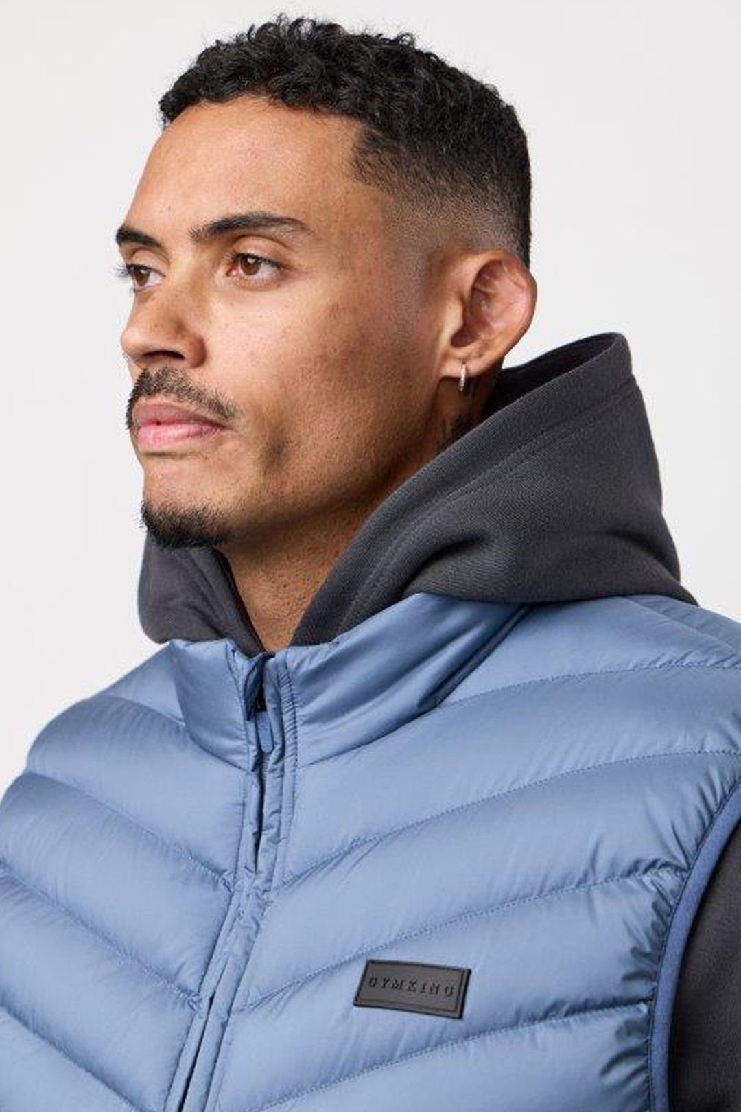 Gym King GYM KING Men's Endurance Puffer Gilet Slate Blue - 4