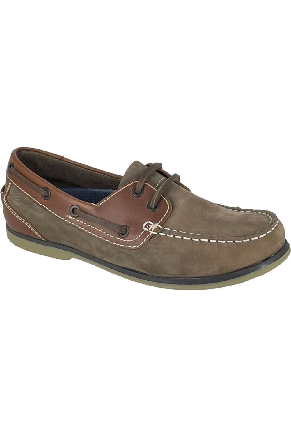 Rdek Rdek Men's Nubuck Boat Shoes in Brown