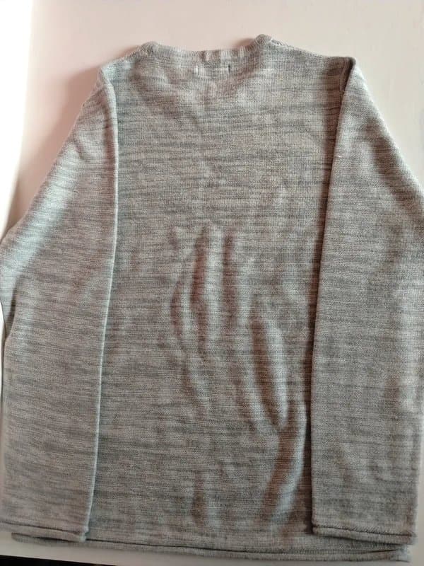 New Look New Look Men Knit Jumper XL - Grey Marl Lightweight Crew Neck Sweater