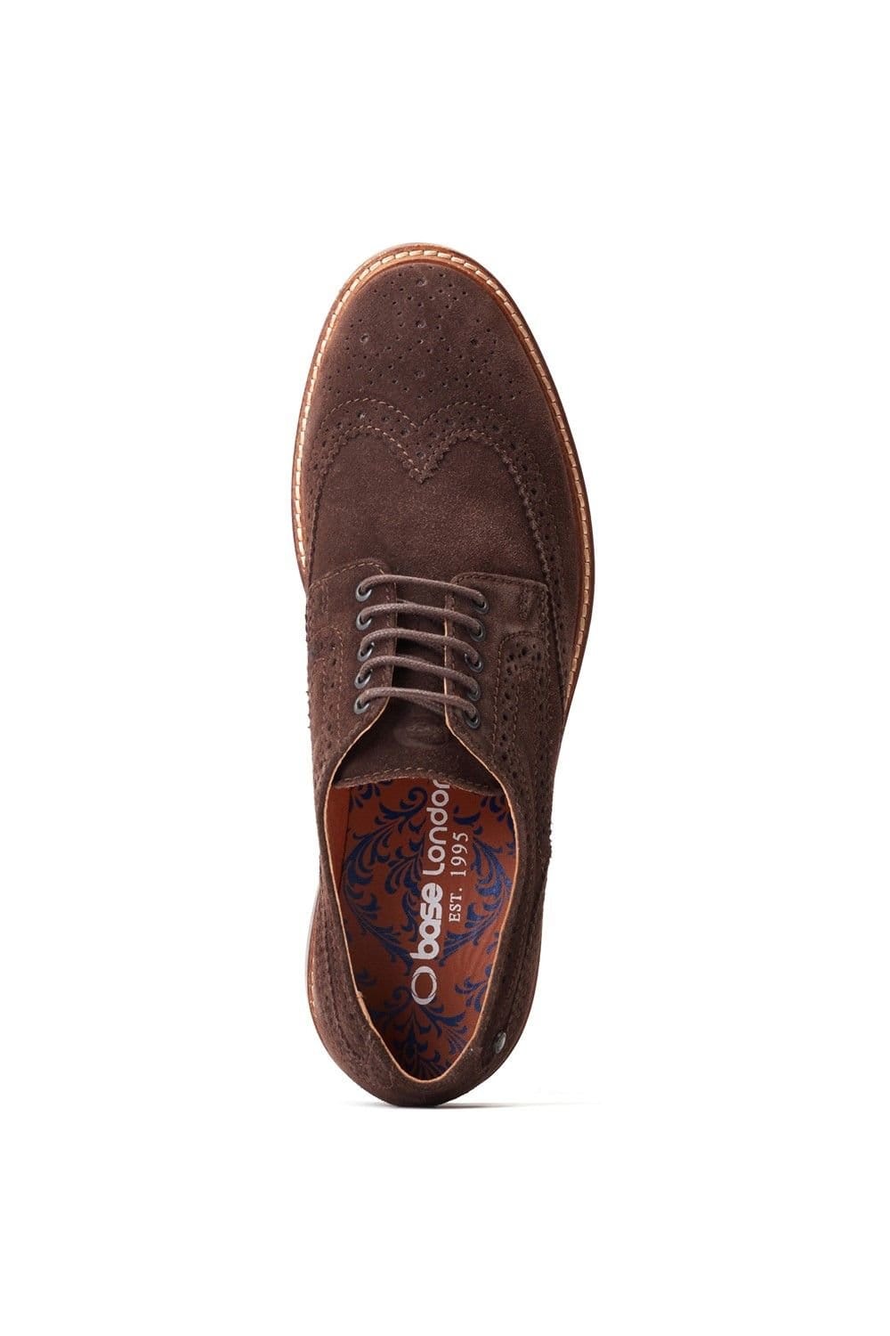 Base London Base London Men's Hatfield Brogue Shoe in Brown - 4