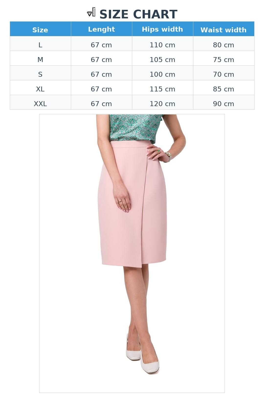 Love Lace Love Lace Women's Asymmetrical Double Front A Line Lined Skirt in Pink - 4