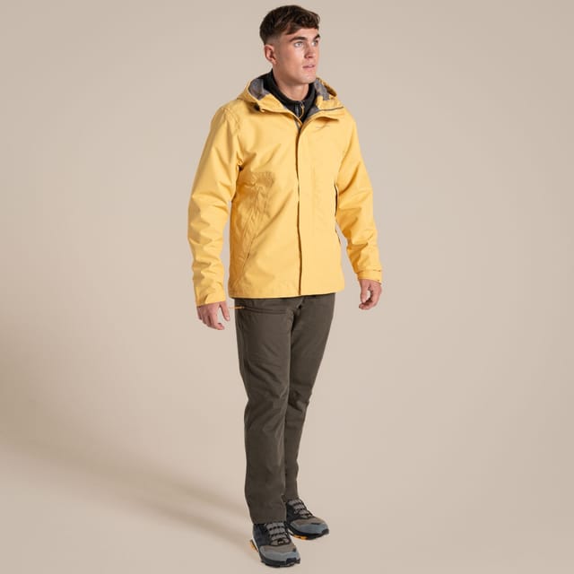 Craghoppers Craghoppers Men's Ossus Lightweight Waterproof Shell Jacket in Yellow - 3
