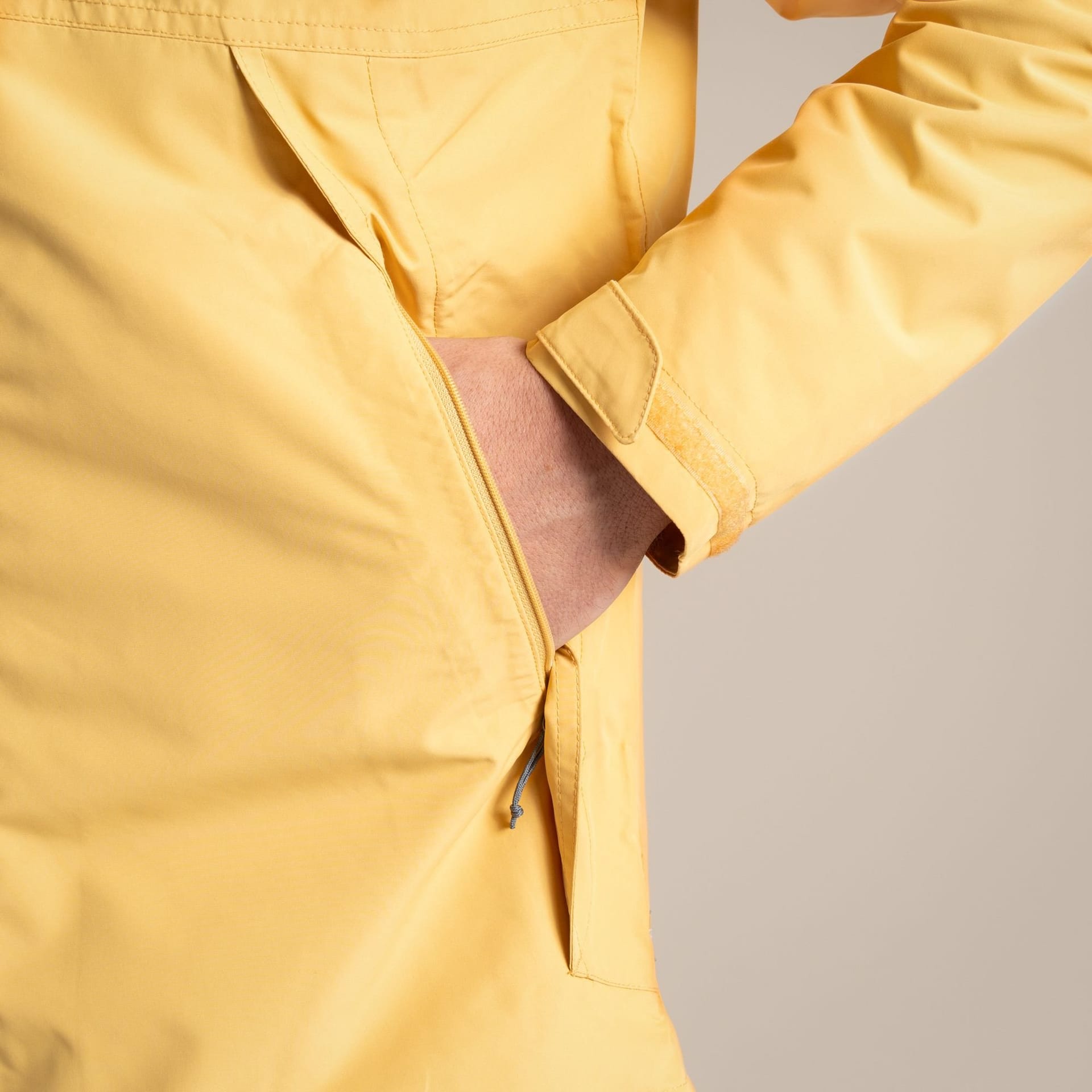 Craghoppers Craghoppers Men's Ossus Lightweight Waterproof Shell Jacket in Yellow - 4