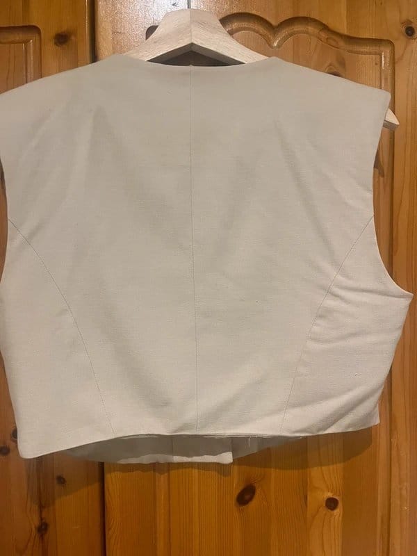 Bershka Bershka beige waistcoat size M - 1