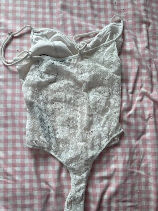 Bershka Bershka lace thong body suit